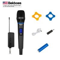 Bekboes V2 Harga Terjangkau Kualitas Tinggi Mikrofon Nirkabel Pro Dual Metal Plug-and-Play