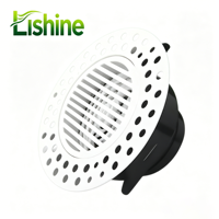 Grille de ventilation de plafond AC de luxe ultra-mince sans cadre, en aluminium moderne de qualité supérieure, encastrée et durable, pour usage extérieur