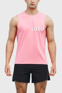Débardeurs de sport blancs en spandex pour hommes – Vente en gros, personnalisables, respirants, réfléchissants, pour la course en extérieur, séchage rapide, pour le fitness - Product Image 2