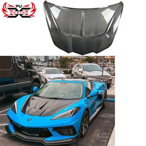 Capot en fibre de carbone pour Chevrolet <span class=keywords><strong>Corvette</strong></span> C8 ST Style accessoires de voiture capot moteur en carbone - Product Image 1