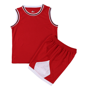 Seragam Basket Anak Desain Terbaru, Sablon Heat-Transfer, Logo Custom, Bernapas, Hijau Hitam Merah, Jersey Pria Bahan Mesh - Product Image 5