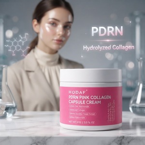 Crème gelée rose à la capsule de collagène visible avec PDRN de saumon, nutrition intense pour la peau, hydrate, répare la barrière cutanée - Product Image 6