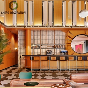 خزانة عرض مخصصة لمخابز القهوة أرفف زجاجية مقسى بإضاءة ليد لعرض المعجنات - Product Image 2