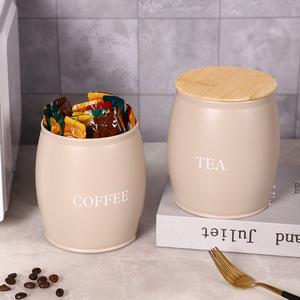 Recipiente Hermético de Hierro Retro de Estilo Nórdico para Almacenar Café, Azúcar y Té, Bote Metálico para Cocina, a Prueba de Humedad, de la Marca Mystic Arts - Product Image 2