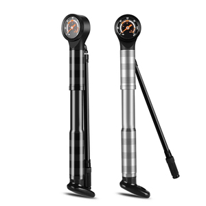 पोर्टेबल टायर बाइक हाई प्रेशर इन्फ्लेटर प्रेशर गेज हैंड पंप मिनी मैकेनिकल गेज पंप साइकिल पंप प्रेशर गेज के साथ - Product Image 2
