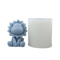 Bricolage fait à la main 3D ou 2D Mousse Cube formes Lion Silicone gâteau moule chocolat moule pour gâteau outils décoration