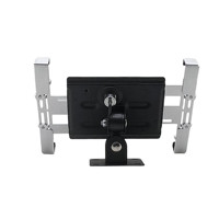 Support mural pour tablette en alliage d'aluminium, fixation par vis rotative, antivol, compatible iPad, moule universel, 10-13 pouces