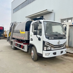 Good Quality China Dongfeng 4x2 6 Ton Garbage Compactor Truck Compressed Garbage Truck Upper Body - Product Image 1