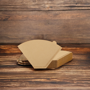 <span class=keywords><strong>4</strong></span>-6 ly thân thiện với môi màu sắc tự nhiên #<span class=keywords><strong>4</strong></span> cà phê giấy lọc thả thiết kế hiện đại hình nón túi 100pcs mỗi gói cà phê Maker - Product Image 1