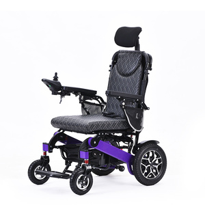 <span class=keywords><strong>Fauteuil</strong></span> <span class=keywords><strong>roulant</strong></span> <span class=keywords><strong>électrique</strong></span> pliable de haute qualité, robuste, 150 kg, avec moteurs 300W*2 pour personnes âgées - Product Image 2