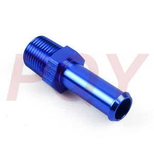 Raccord fileté pour tuyau, métal bleu, 14 à 18 NPT, 38 à 14 NPT, 12 à 38 NPT, 58 à 12 NPT, pour pièces automobiles - Product Image 3