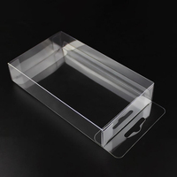Boîte pliante en plastique transparent personnalisable, matériaux recyclés, options de vernissage et d'estampage pour l'emballage de cadeaux et d'artisanat (OEM/ODM)