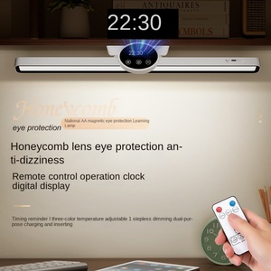 โคมไฟตั้งโต๊ะ ไฟ LED อ่านหนังสือ สติ๊กเกอร์แม่เหล็ก USB C PD นาฬิกาดิจิตอล ตกแต่ง สวิตช์สัมผัส สำนักงาน ห้องนอน ข้างเตียง - Product Image 4