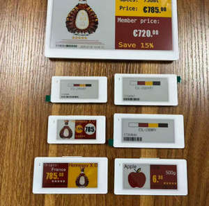 Etiquetas Magnéticas para Estantes de Almacén, Etiquetas Electrónicas Personalizadas con Pantalla de Tinta Electrónica, Venta al por Mayor de Fábrica, con Sistema de Estanterías ESL - Product Image 1