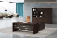 Bureau de direction et armoire de bureau au design moderne 2025 – Nouveauté