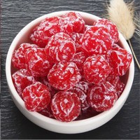 Fruta china en conserva, ciruelas Rojas