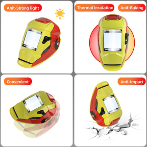 Máscara de Soldadura con Protección Solar y Oscurecimiento Automático, Ventana Grande de Color Real 100*93, 4 Sensores Fotosensibles, Ventana Grande 100*93MM - Product Image 6