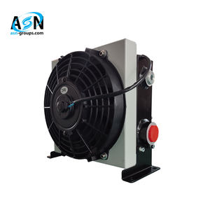 Pendingin Oli Berpendingin Udara Aluminium Buatan China AH1417T-CA Pendingin Oli Hidrolik Fitur Penukar Panas Efisiensi Tinggi - Product Image 5