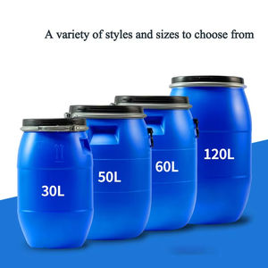 Baril résistant à l'usure en plastique bleu 30L-120L de bride de tambour de HDPE pour le stockage et le <span class=keywords><strong>transport</strong></span> - Product Image 5