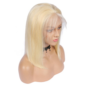 Così bella 180 della densità dei capelli umani bob colori <span class=keywords><strong>parrucca</strong></span>, popolare rosa <span class=keywords><strong>blu</strong></span> arancio colori bionda vergine dei capelli Bob <span class=keywords><strong>parrucca</strong></span> anteriore del merletto - Product Image 6