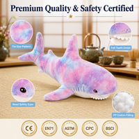 Jouets en peluche requin mignons de haute qualité certifiés CE CPC, rembourrage en coton PP, OEM ODM, pour enfants