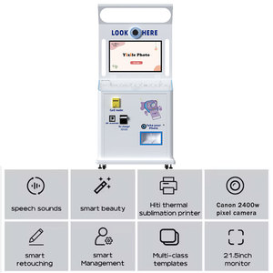 Yixile Bên Ngoài Khung Sticker Tùy Chỉnh Hàn Quốc Xách Tay Ảnh Tự Sướng Màn Hình Cảm Ứng Photo Booth Ngay Lập Tức In Ảnh Gian Hàng Máy - Product Image 5