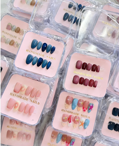 <span class=keywords><strong>Uñas</strong></span> Acrílicas Hechas a Mano de Tamaño Aleatorio, 10 Piezas, <span class=keywords><strong>Uñas</strong></span> Artificiales al por Mayor, <span class=keywords><strong>Uñas</strong></span> Postizas de Ojo de Gato, <span class=keywords><strong>Uñas</strong></span> Cortas a Presión - Product Image 4
