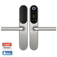 Cerradura Inteligente K710F IP65 sin Llave, con Huella Dactilar, Teclado, Electrónica, Impermeable, con Wi-Fi y Tuya para Casa y Airbnb