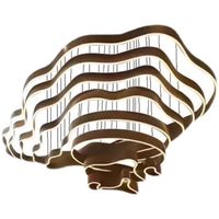 Lustres en forme de montagne, lampes artistiques circulaires à plusieurs niveaux, taille moyenne, LED pour salon