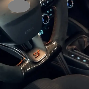 Couverture de tresse de volant de voiture en daim noir antidérapant en Fiber de carbone pour <span class=keywords><strong>Ford</strong></span> Focus <span class=keywords><strong>ST</strong></span> <span class=keywords><strong>ST</strong></span>-<span class=keywords><strong>Line</strong></span> 2019-2020 <span class=keywords><strong>Fiesta</strong></span> <span class=keywords><strong>ST</strong></span>-<span class=keywords><strong>Line</strong></span> 2018-2019 - Product Image 2