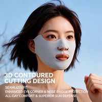 Masque facial rafraîchissant en soie glacée Meiyang, en nylon, respirant, protection UV, pour le cyclisme, la course à pied, les sports de plein air, OEM ODM, logo personnalisé