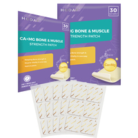 Patchs personnalisés de supplément de vitamine D Mg Ca pour la force musculaire osseuse autocollant de magnésium transdermique plâtre calcique