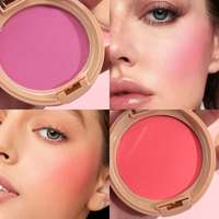 Logo personnalisé Vegan Maquillage Poudre Pressed Blush Single On Make Up Blush Private Label Blush