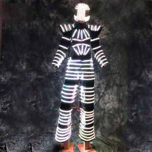 Costume Robot de danse sur scène LED, ensemble de performance, Costumes lumineux, différentes formes, <span class=keywords><strong>David</strong></span> <span class=keywords><strong>Guetta</strong></span>, kryophone - Product Image 3