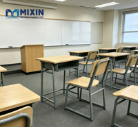 Table d'étude en bois pratique pour enfants, mobilier de classe pour lycéens, bureau et chaise modernes en bois pour étudiants