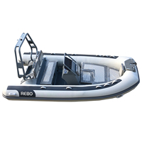 Bateau de pêche Zodiac RIB420 en PVC/Hypalon/Orca, 14 pieds, bateau pneumatique rigide en aluminium SP à vendre