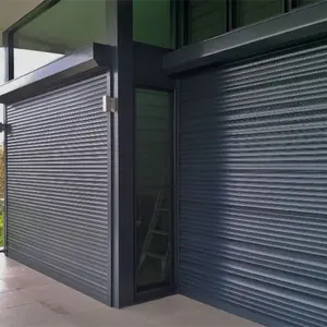 TOMA-modern security garage door plantation shutters direct from china vertical aluminum shutters