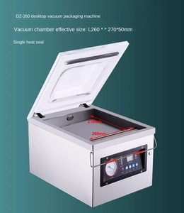 Machine d'emballage alimentaire sous vide de bureau entièrement automatique grande machine à emballer commerciale aliments cuits comprimés sous vide - Product Image 2