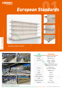 Estante de Exhibición Moderno Highbright con Tapa, para Supermercados y Tiendas Minoristas - Product Image 6