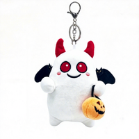 Ours en peluche et citrouille d'Halloween, jouet en peluche doux, animal en peluche, poupée en peluche, décoration de fête pour enfants, cadeaux d'anniversaire