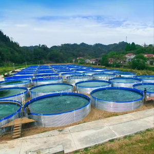 Piscine standard de revêtement d'étang de <span class=keywords><strong>PVC</strong></span> d'épaisseur de SDM 0.5mm pour des réservoirs de pisciculture - Product Image 5