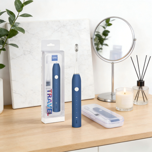 Nuevo Cepillo <span class=keywords><strong>de</strong></span> <span class=keywords><strong>Dientes</strong></span> Eléctrico Portátil Sónico, Kit <span class=keywords><strong>de</strong></span> Viaje Inteligente y Suave para el Cuidado Bucal, Duración <span class=keywords><strong>de</strong></span> 180 Días - Product Image 1
