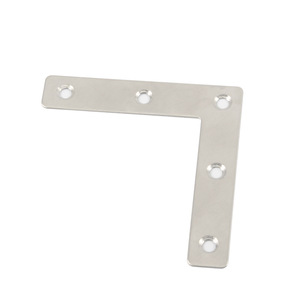 Stainless Steel L Shaped Corner <b>Bracket</b> Right Angle Connector For Cabinet <b>Shelf</b> Support Durable Metal Joint Fixing <b>Bracket</b> - Product Image 3