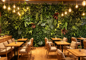 Muro Vegetal Biomimético Personalizado de Alta Gama, Paisaje Artificial, Muro Vegetal Estereoscópico, Fondo para Balcón - Product Image 5