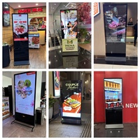 Kiosco con Pantalla Táctil Infrarroja LED, Control Remoto, Señalización Digital Interior, Monitor Táctil Moderno de 55 Pulgadas Full HD