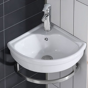 Meuble de salle de bain moderne de haute qualité, lavabo mural, vasque en céramique, lavabo d'<span class=keywords><strong>angle</strong></span>, lavabo pour se laver les mains - Product Image 1