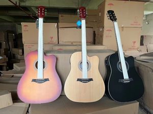 2024 Trendy kid 40 pouces guitare en épicéa guitare acoustique guitare basse instrument de musique - Product Image 2