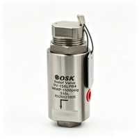 Vanne de sécurité proportionnelle Swagelok en acier inoxydable, réglable, haute pression, pour gaz, 6000 PSI, raccords de compression 1/4