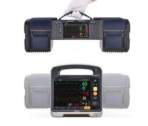 <span class=keywords><strong>Défibrillateur</strong></span> <span class=keywords><strong>portable</strong></span> biphasique Mindray D60 avec moniteur et <span class=keywords><strong>défibrillateur</strong></span> AED, pacemation et RCP pour USI ou Mindray BeneHeart D60 - Product Image 3