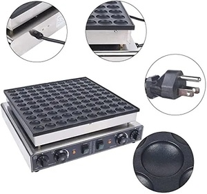 Commerciële <span class=keywords><strong>Mini</strong></span> Pannenkoekenmachine, <span class=keywords><strong>Mini</strong></span> Poffertjesmachine 100 gaten 1,8 inch 3400W Elektrische Nederlandse Pannenkoekenmachine Dorayaki Bakker - Product Image 6